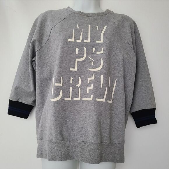 Public School for J. CREW Grey Sweatshirt S - Picture 2 of 8